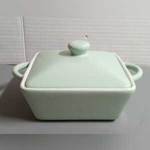 Martha Stewart Mini Mint Ceramic Casserole Dish